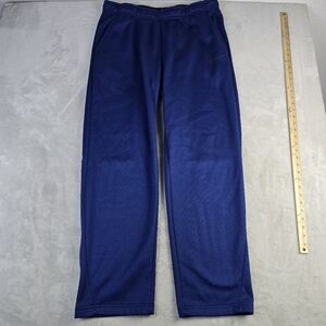 Nike Dri FIT Fleece Training Pants Mens XL 32" Inseam Blue 932253-478